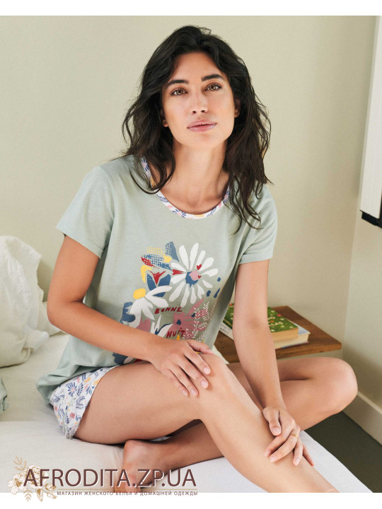 Жіноча піжама з шортами Massana P231209