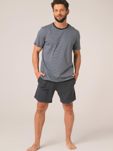 Мужская пижама с шортами Key 82824