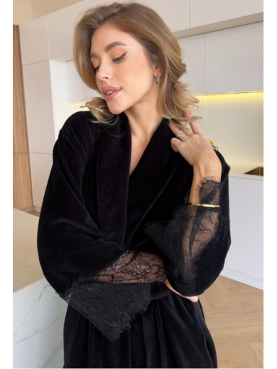 Халат женский велюровый Cosy 82669