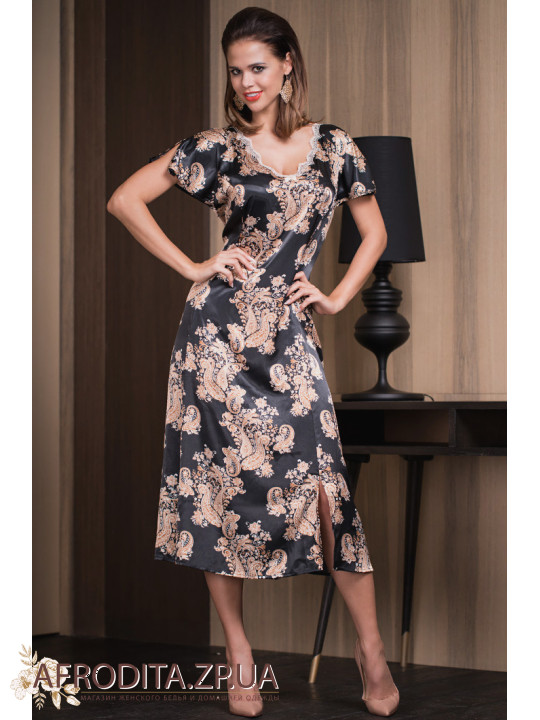 Ночная длинная сорочка "Голден Флауер" 3308