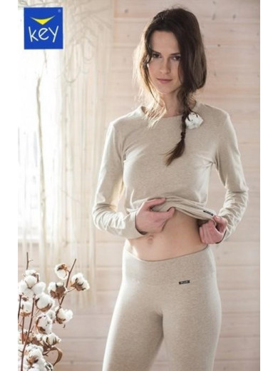 Женские теплые легинсы LXL 729 1 Hot Touch бежевый