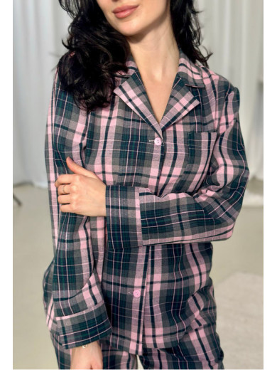 Фланелевая женская пижама Cosy 82673