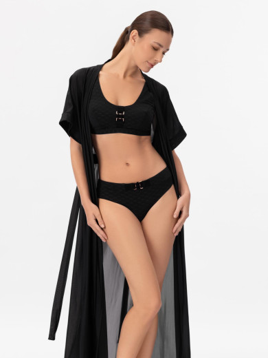 Чорна пляжна туніка Marc&Andre CU26-06