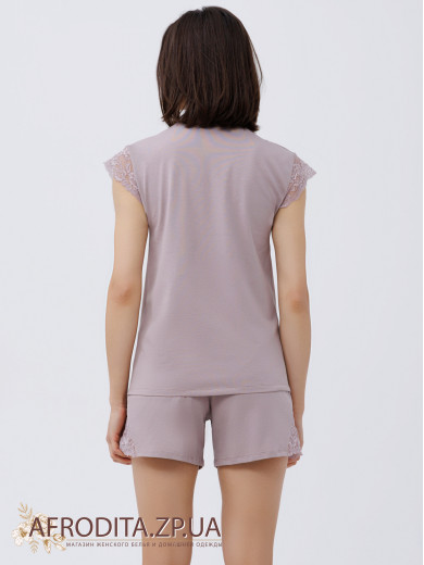 Жіноча піжама із шортами Roksana 82772