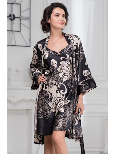 Жіночий халат "Да Вінчі" 8443