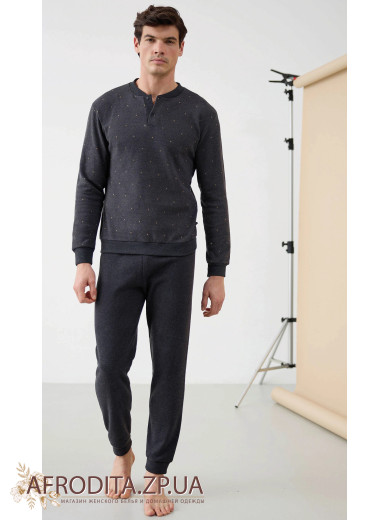 Чоловіча піжама з начосом Enrico Coveri EP2229