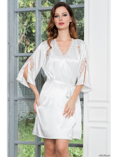  Жіночий атласний халат "Мірабелла" 2073