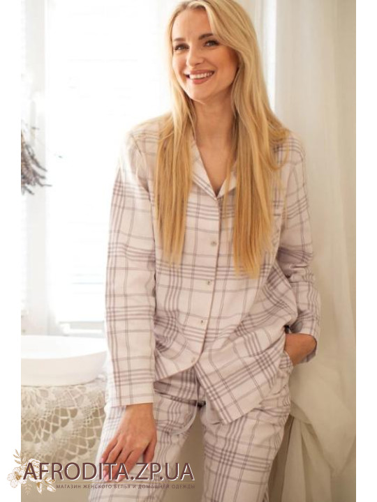 Женская пижама со штанами из хлопка Key 82622