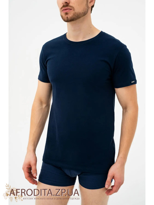 Мужская футболка 202-2 синий