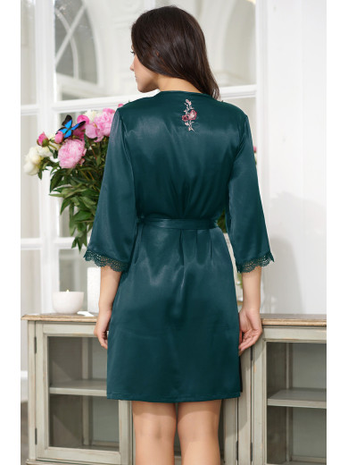 Жіночий шовковий халат Валенсія 3263-1