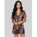 Женская пижама с леопардовым принтом Roksana 1931-65037