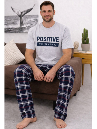 Мужская пижама со штанами Cosy 82924 из хлопка