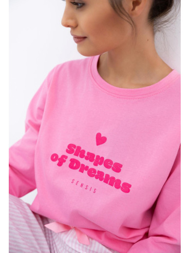 Піжама жіноча з бавовни зі штанами Sensis 82651