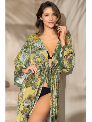 Пляжний халат-кімоно Сафарі 1809