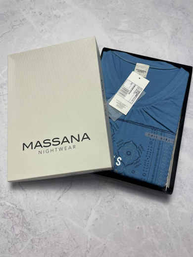 Женская теплая пижама с брюками Massana P731280 