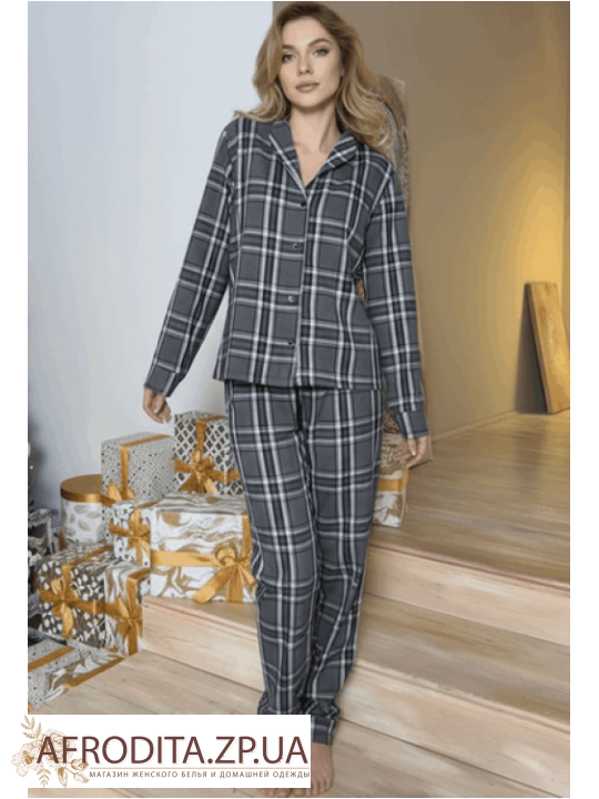 Фланелевая женская пижама Cosy 82675