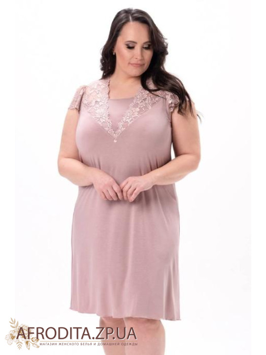 Ночная рубашка из вискозы Shato 2340 капучино