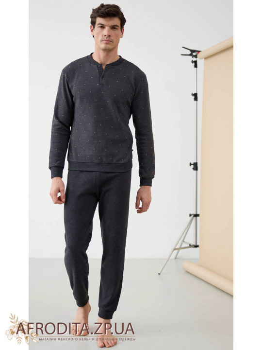 Мужская пижама с начесом Enrico Coveri EP2229