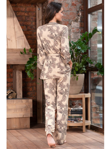 Жіноча піжама з брюками "Аеліта"1716