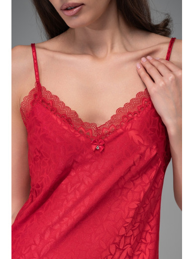 Женская короткая сорочка Джоанна 7310-2 красная