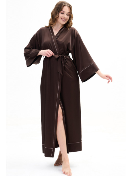 Шовковий жіночий халат Cosy 2904BN