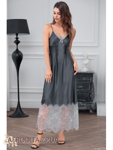 Атласная ночная сорочка "Ингрид" 8358