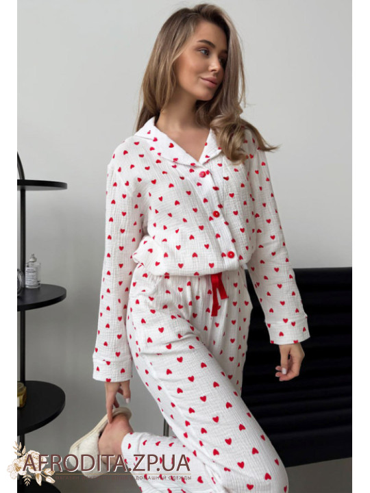 Домашний женский комплект со штанами Cosy 82742