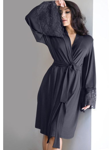 Жіночий халат на запах 1566-60027