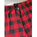 Утепленные домашние штаны в клетку PIJAMONI PJ565