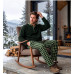 Мужская флисовая пижама хаки PIJAMONI PJ6100-9