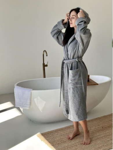 Женский махровый халат Cosy 925H1/2
