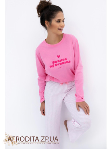 Піжама жіноча з бавовни зі штанами Sensis 82651