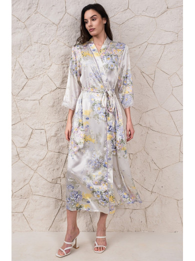 Женский шелковый халат "Лилианна" 5999