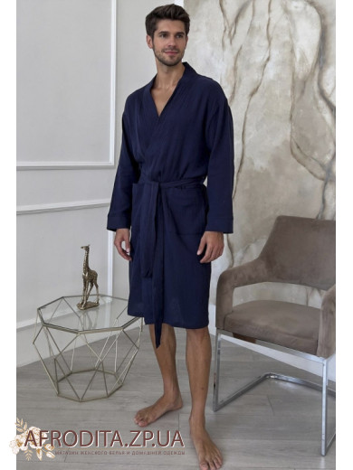 Муслиновый мужской халат Cosy 82719