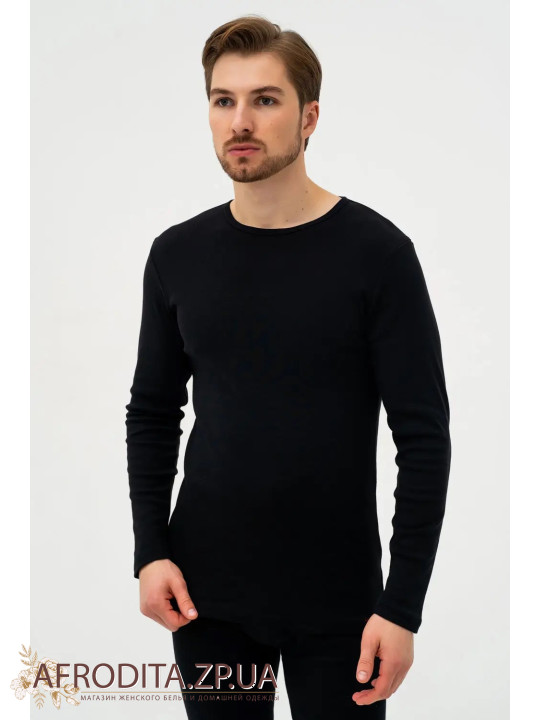 Чоловічий лонгслів 214 чорний