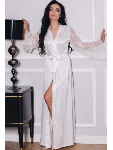 Жіночий довгий халат Shato 1511 білий