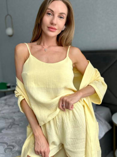 Комплект пижама+халат Cosy 83036