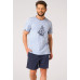 Чоловіча піжама з шортами Key 82832