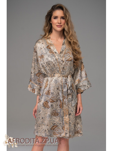 Женский шелковый халат Ливия 4493