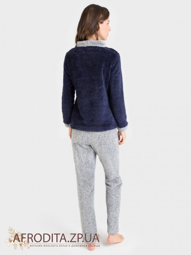Теплая женская пижама с брюками "Massana" P701235
