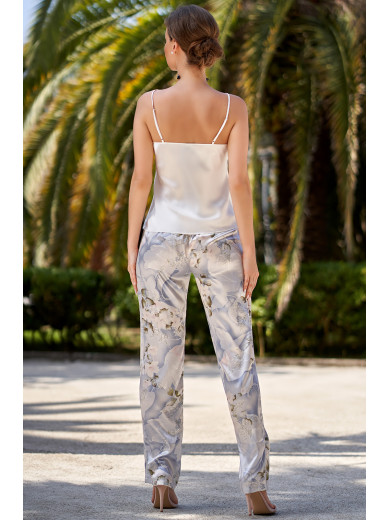 Піжама шовкова із брюками "Новелла" 3606