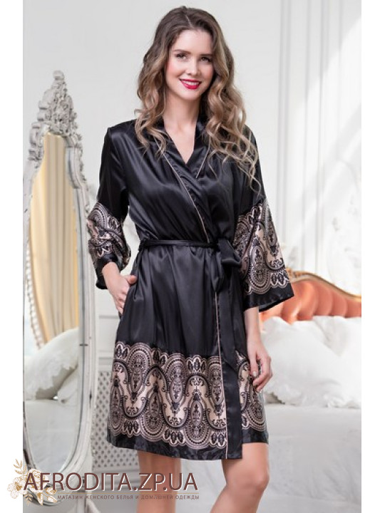 Атласный халат "Лорейн" 8933