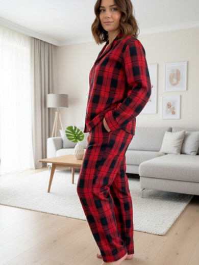 Фланелевая женская пижама Cosy 82674
