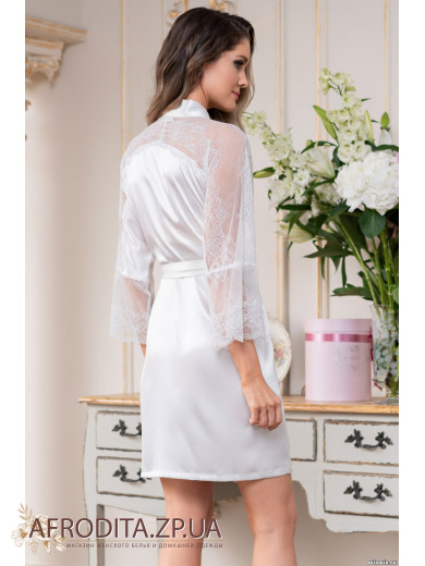  Жіночий атласний халат "Крістіна" 8893