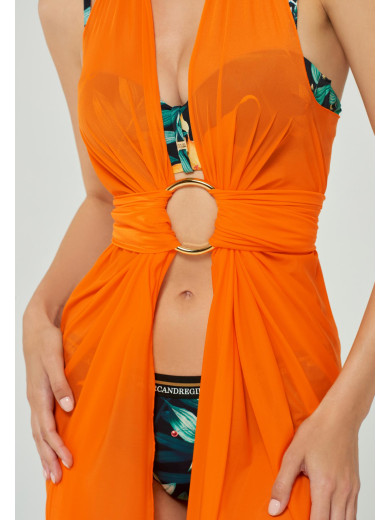 Пляжна туніка оранжевого кольору Marc&Andre CU21-10