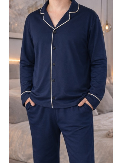 Мужская пижама со сшанами Cosy 82791 из хлопка