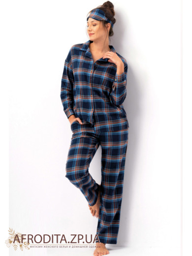Пижама женская со штанами из хлопка Key 82625