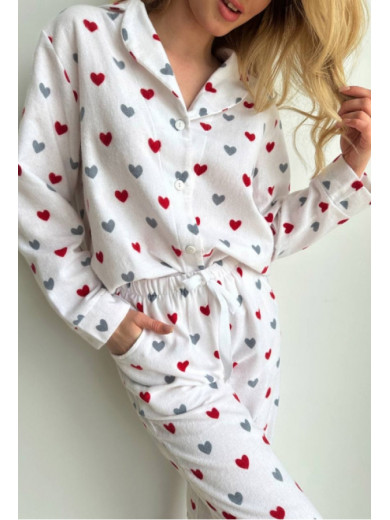 Фланелевая женская пижама Cosy 82672