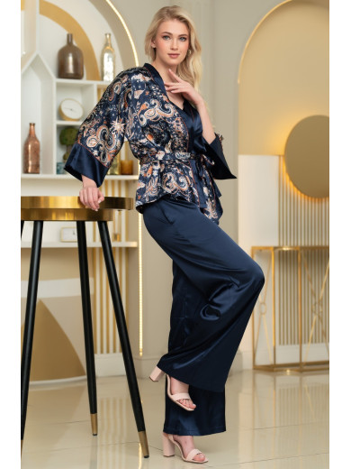 Жіночий комплект-трійка зі штанами Зодіак 7286