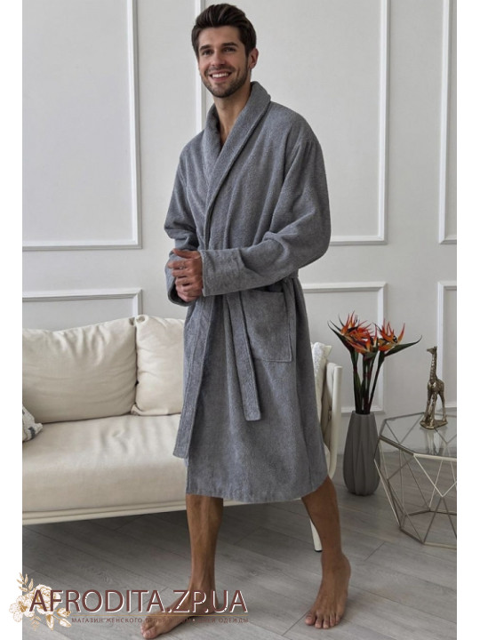 Махровый мужской халат Cosy 82717